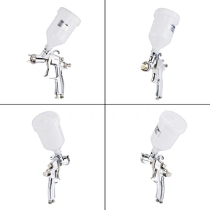 Rongpeng R500 LVLP Spray Gun 600cc Cup Gravity Airbrush For Finish Painting