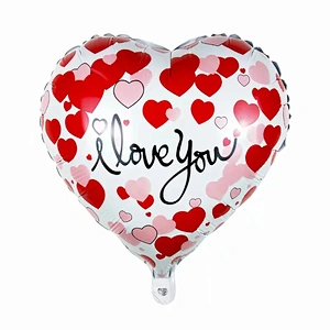 Hot Sales 18 Inch Heart Shaped Valentine's Day Love Helium Foil Balloons For  Wedding Party Decorations Balloons