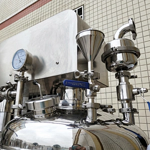 High Quality Ointment Homogenizing Vacuum Emulsifying Milk Butter Making Machine