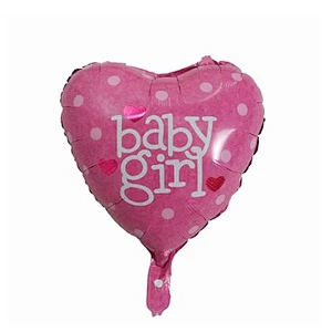 18inch Baby Shower Round Foil Balloons Princess Boy or Girl Birthday Party Decor golobs Supplies baby 1st Helium balloon