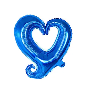 2021 New 18 inch Hook Love Heart Foil Balloons Decorative Mylar Balloons for Engagement Wedding Party Decorations