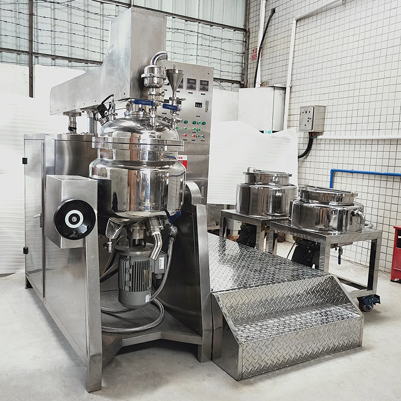 50L/100L Vacuum Cream Lotion Emulsifier Homogenizer Mixer Manufacturing Cosmetics