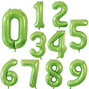 Hot selling 40 Inch Aluminum film Number Balloons Digital balloon Birthday party Wedding Party Decoration Foil Balloons