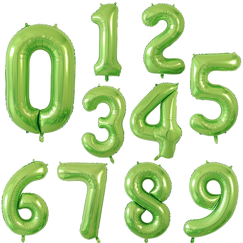 Hot selling 40 Inch Aluminum film Number Balloons Digital balloon Birthday party Wedding Party Decoration Foil Balloons