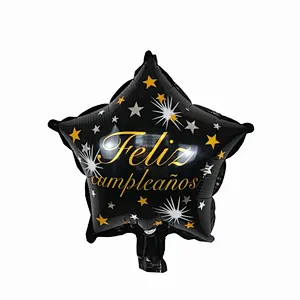 New hot selling balloons 10 inch Spanish foil balloon feliz cumpleanos wedding love balloons birthday party decoration
