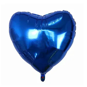 Big Heart Balloon 75cm Red Heart Shape Air Party Balloons Valentines Day Wedding Love Decorations Marriage Supplies Foil Balloon