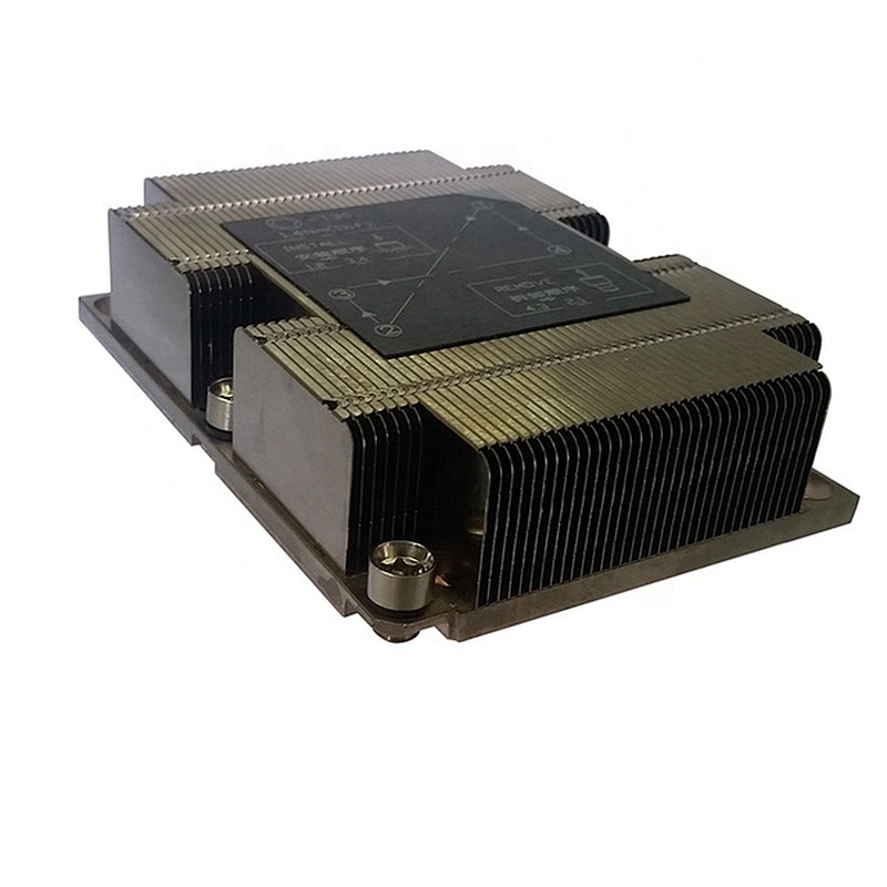 3674 1U aluminum and copper base with stacked fin heatsink