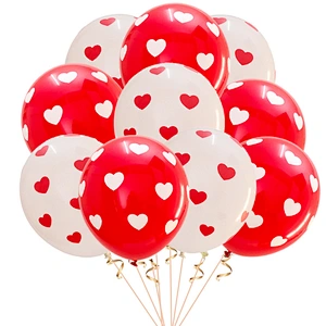New Design 12 Inch Latex Balloons Little Heart Pattern Latex Balloons Valentines Day Balloons