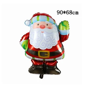 Christmas Foil Balloons Christmas Tree Christmas Socks Snowman Santa Claus Balloon Merry Christmas Party Decoration Globos