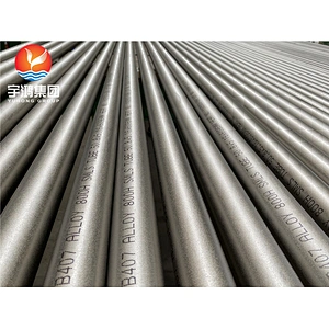 ASTM B407 Incoloy 800H NO8810 DIN1.4958 for Heat Exchanger nickel alloy tube