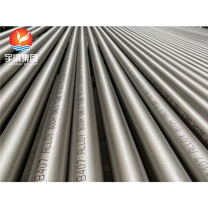 ASTM B407 Incoloy 800H NO8810 DIN1.4958 for Heat Exchanger nickel alloy tube