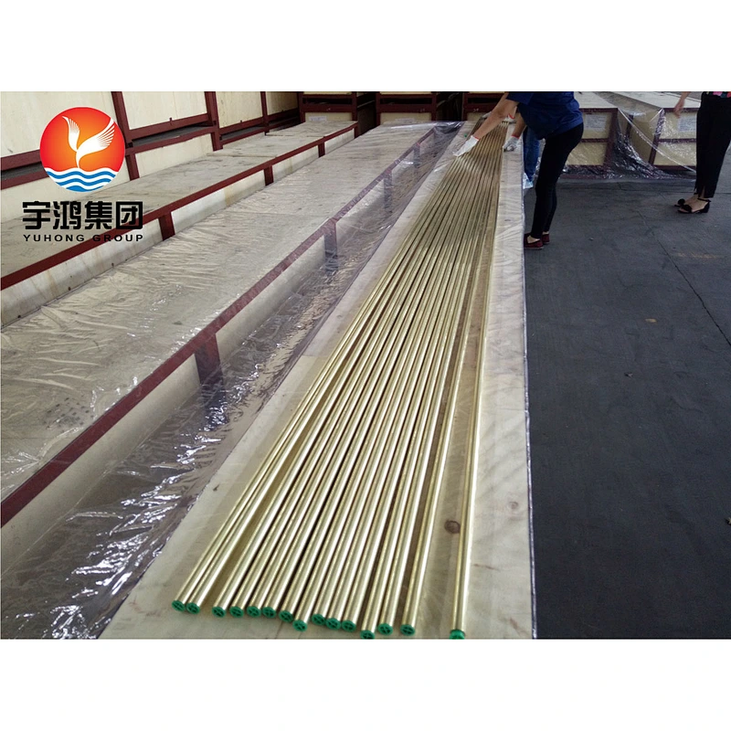 ASTM B111 C44300 Brass Alloy Seamless Tube ( Heat Exchanger, Condenser Tube, Air Cooling Tube)