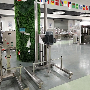 Shampoo Detergent Movable Pneumatic Lifting Homogenizer Mixing Machine Mixer Pressure VESSEL Manufacturing Plant MOTOR Pump
