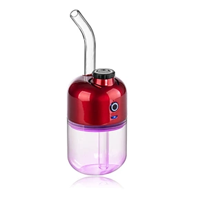Concentrates Wax Vaporizer Dab Rig Big Capacity Battery Glass hookah Dab Rig bong E-nail