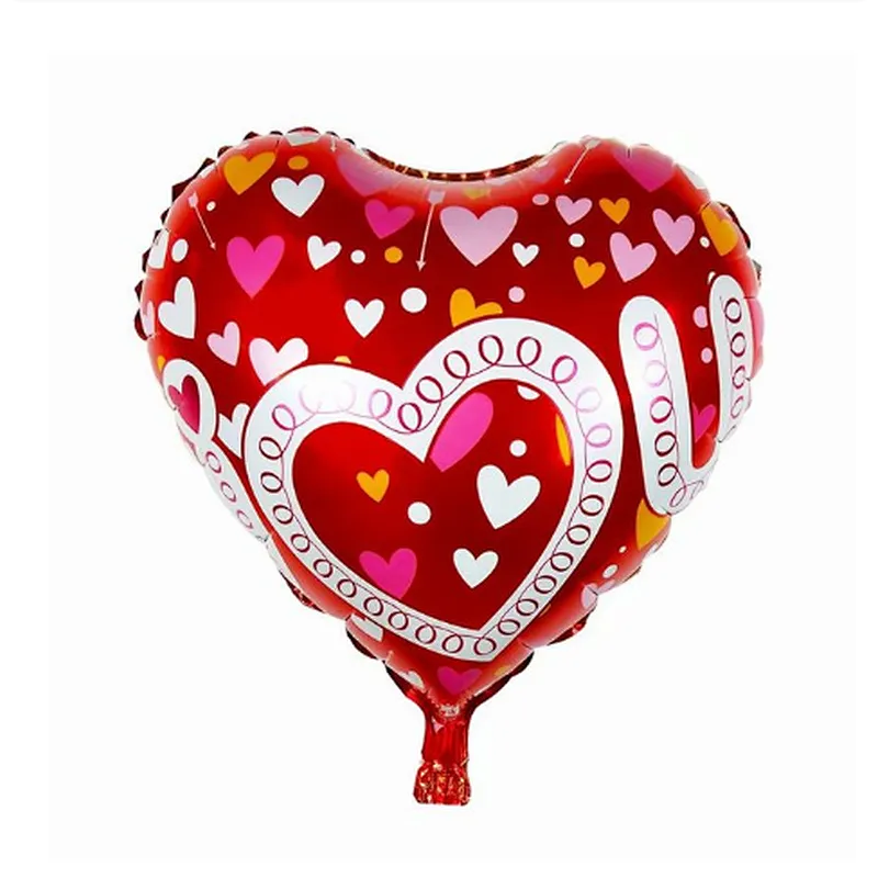 10pcs Love Heart Wedding Balloons Valentines Day Anniversary Party Decoration Inflatable I Love You Helium Balloon Gift Globos