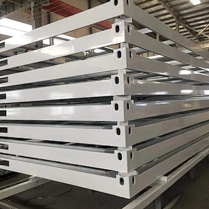 GZXINCHENG Instalación rápida Taller de oficina temporal Embalaje plano Casa prefabricada de contenedores con SGE, CE y ROHS