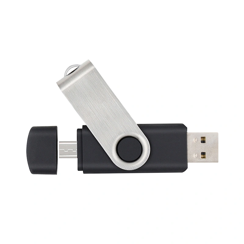 Widely Compatible USB 2.0 Interface Pen Drive Metal Swivel USB For Phone With High Quality Flash Chips