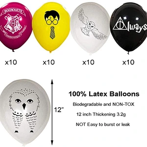 High quality Harry Potter latex balloon set theme magic wizard balloon party children's birthday decoration supplies