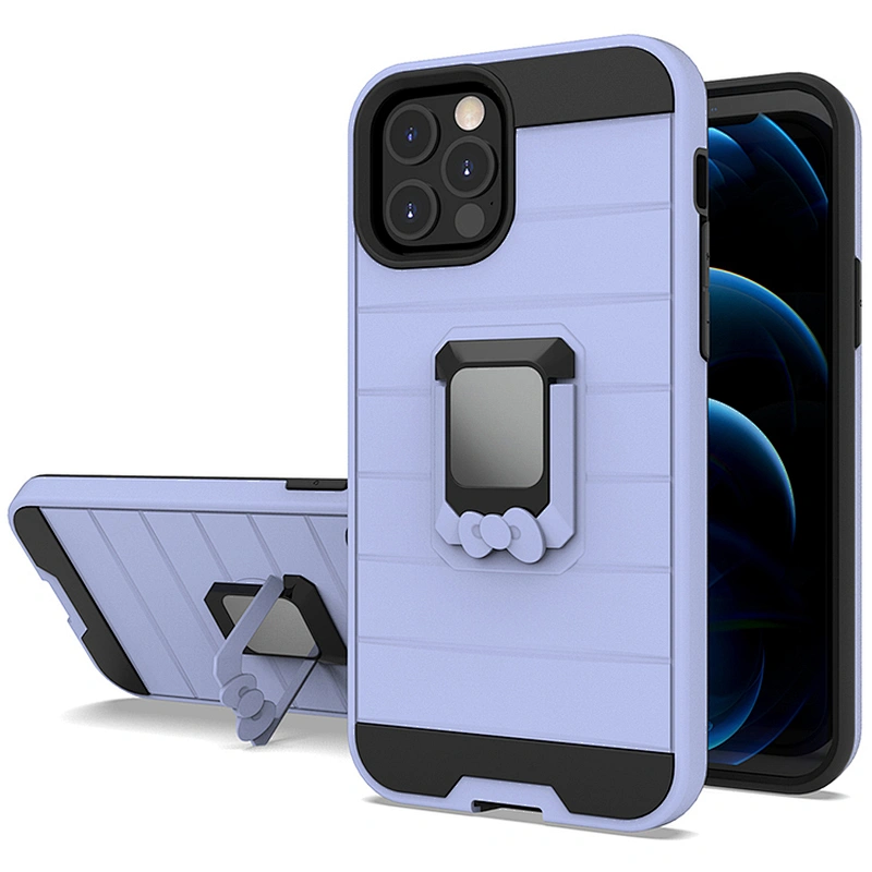 Back Case Bow Holder Cell Phone Covers For I Phone X XS XR 7 8 Plus For Apple iPhone 11 12 Pro Max