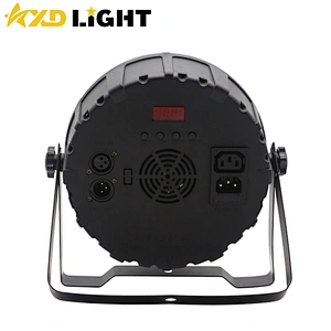 Remote Control 9X4W RGBW 4IN1 Flat LED Par Light with SMD