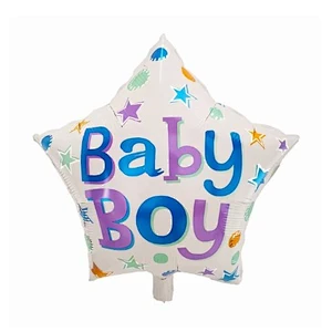 18inch Baby Shower Round Foil Balloons Princess Boy or Girl Birthday Party Decor golobs Supplies baby 1st Helium balloon