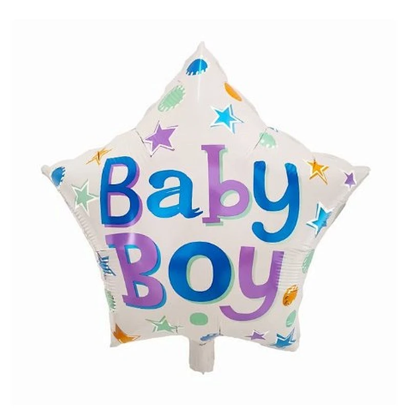 18inch Baby Shower Round Foil Balloons Princess Boy or Girl Birthday Party Decor golobs Supplies baby 1st Helium balloon