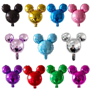 Wholesale Mickey Mouse Head Kids Toy Cartoon Foil Helium Balloons For Birthday Party Decoration