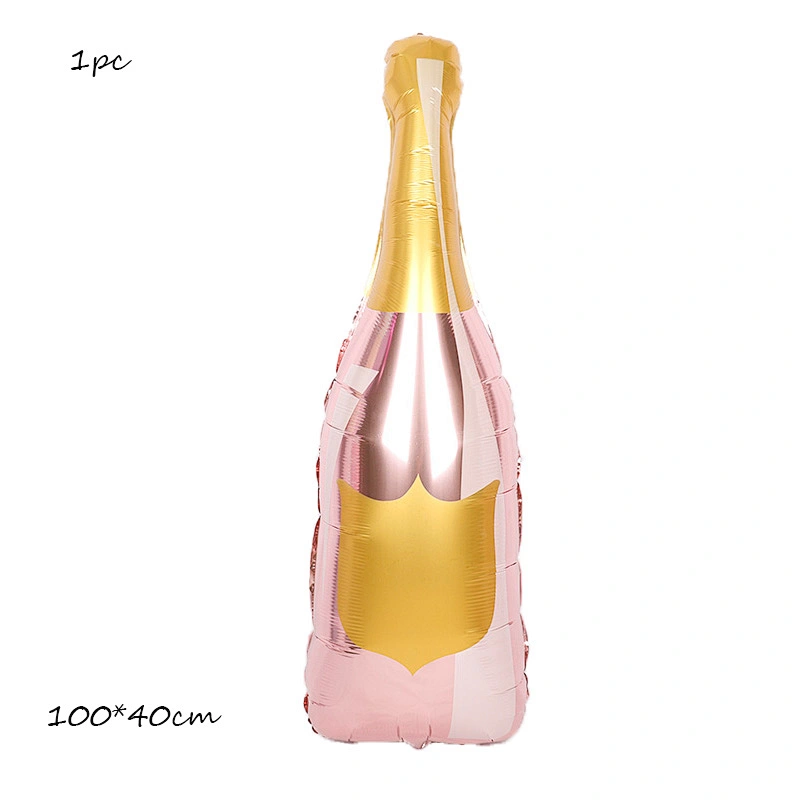 Lagrge wine Whiskey Bottle foil Balloon 30 years old Happy Birthday Party Decor Aged To Perfection holiday Theme supplie