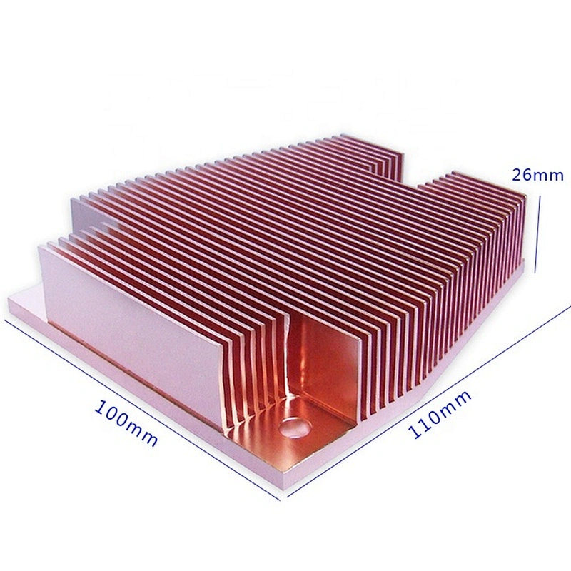 China CNC Machining aluminum/copper customized led heat sink