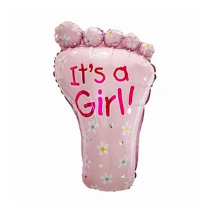 Angel Baby Shower Foil Balloons Boys Girls Birthday Party Newborn Kids Party Decoration Air Globos Blue Pink Mix Baloes Supplies