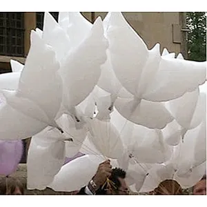 104*48CM Aluminum Helium Dove Wedding Balloons Valentines Day Decoration Pigeons Balloons Flying White Balloon Peace Classic Toys Supplies