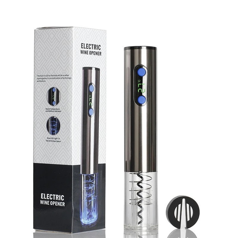 LED Temperature Display Electric Wine Opener