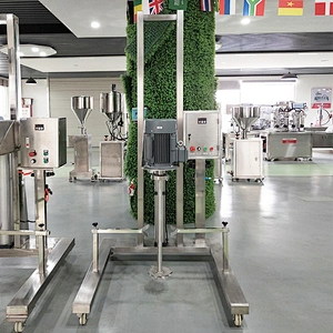 Shampoo Detergent Movable Pneumatic Lifting Homogenizer Mixing Machine Mixer Pressure VESSEL Manufacturing Plant MOTOR Pump