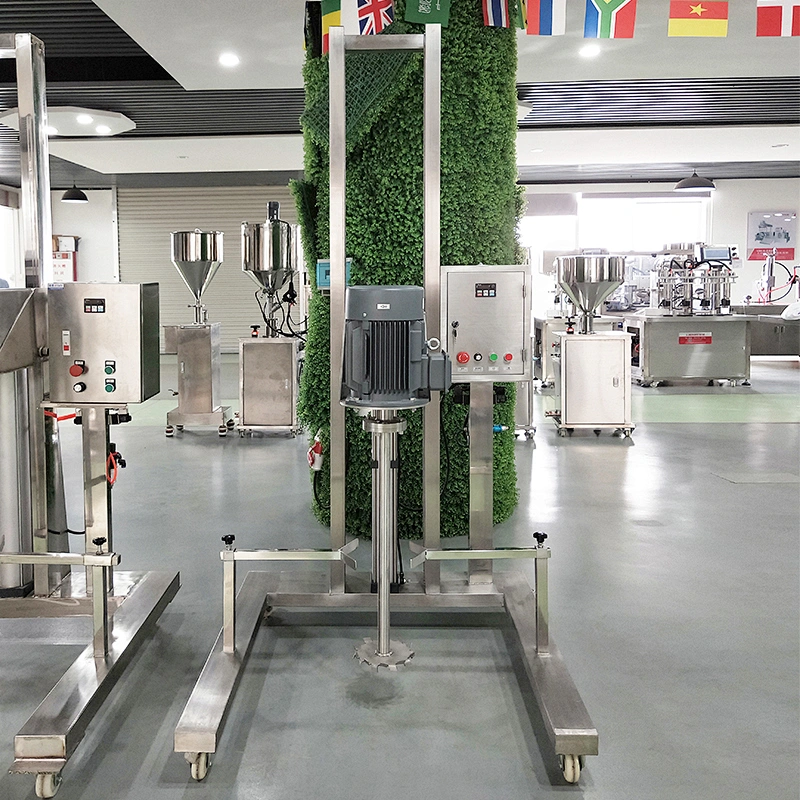 Shampoo Detergent Movable Pneumatic Lifting Homogenizer Mixing Machine Mixer Pressure VESSEL Manufacturing Plant MOTOR Pump