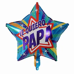 Wholesale 18inch Spanish Happy Father's Day Helium Globos Feliz Dia Super Papa helium Balloons father mother Party Decoration