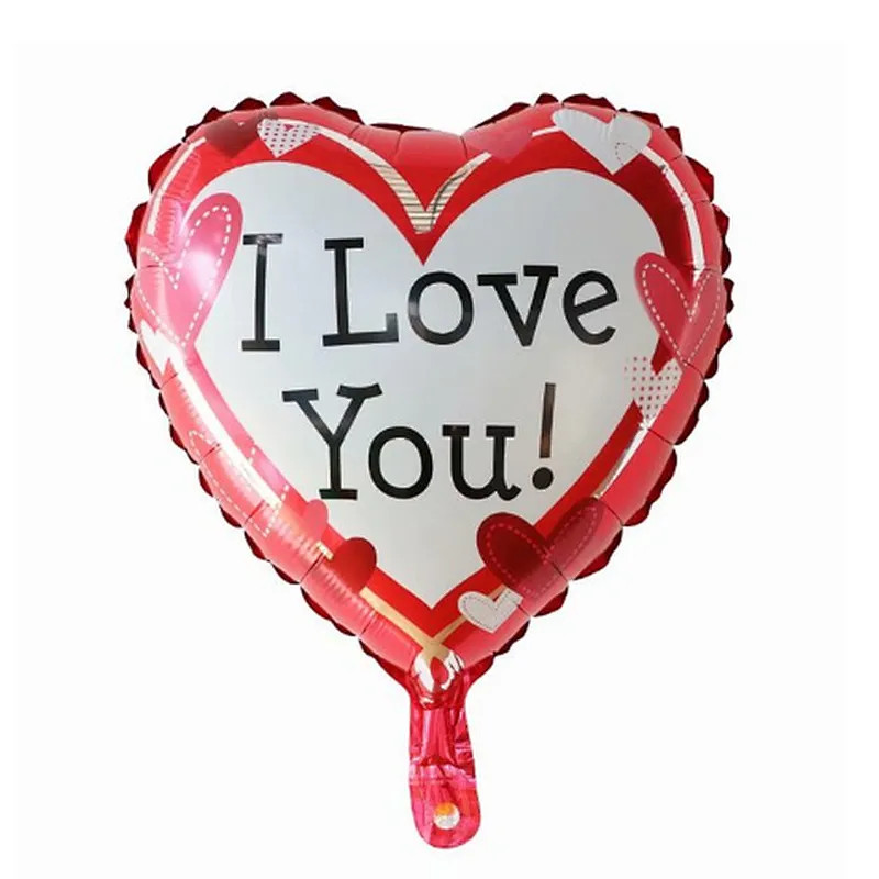 10pcs Love Heart Wedding Balloons Valentines Day Anniversary Party Decoration Inflatable I Love You Helium Balloon Gift Globos
