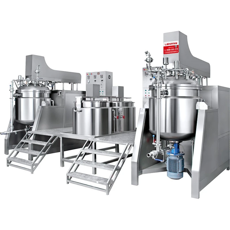 Cosmetic Mixer Blender Vacuum Homogenizer Emulsifying Machine Mayonnaise Moisturizing Lotion Making Machine