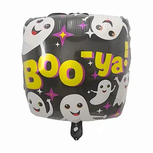 New Design Hot Sale Pumpkin Bat Halloween Aluminum Foil Balloon Halloween Party Decoration Balloon