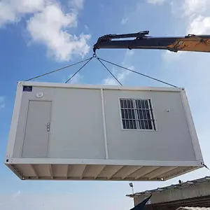 Estructura de acero de la casa prefabricada del edificio de oficinas del envase completamente amueblado