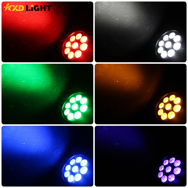 9X18W RGBWA+UV 6IN1 Waterproof IP65 Battery Powered Wireless Par Light Remote Control / Wifi Control