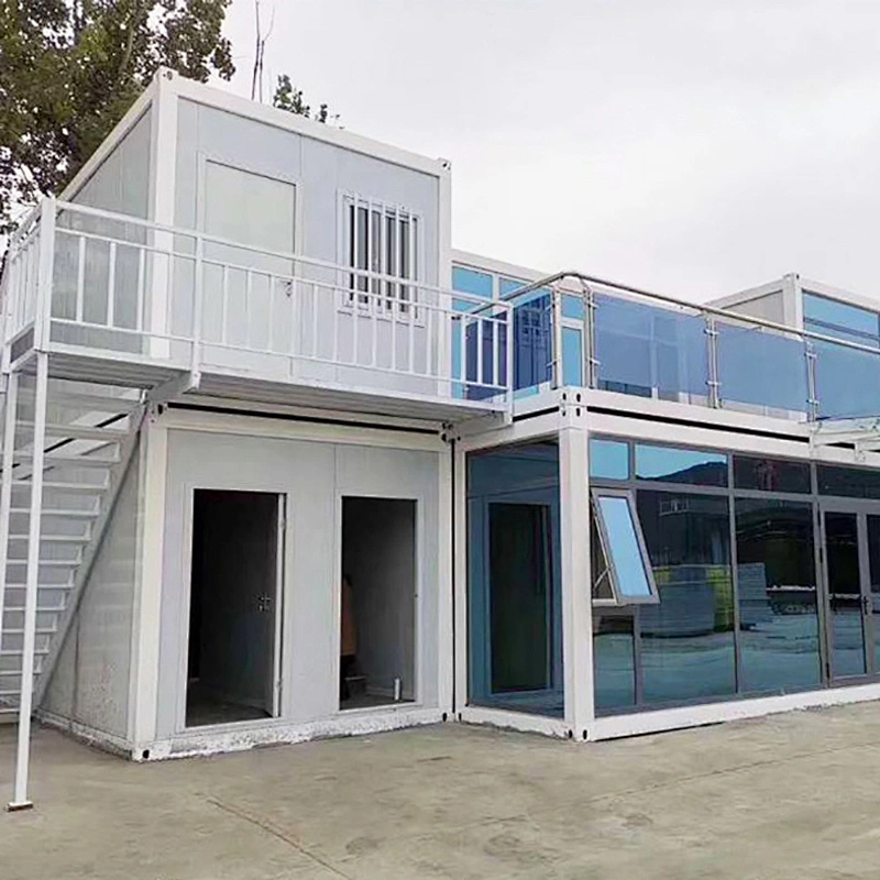 GZXINCHENG Instalación rápida Taller de oficina temporal Embalaje plano Casa prefabricada de contenedores con SGE, CE y ROHS