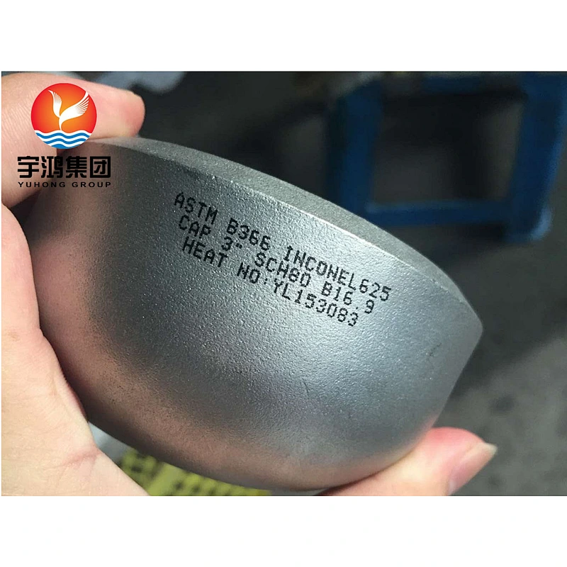 ASTM B366 Inconel 625 (NO6625) CAP DIN 2.4856 BUTTWELDED FITTING