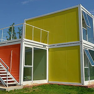 Aislamiento térmico fuerte Ensamble rápido Aspecto colorido para diferentes casas de contenedores para entornos