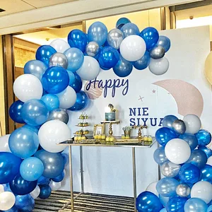 Blue Balloons Garland Arch Kit Set For Baby Shower Globos Birthday Party Wedding Decoration Balloons