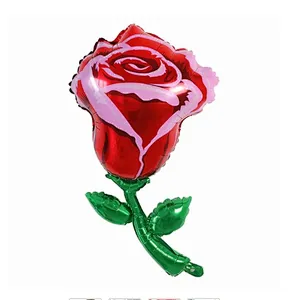 Whosale Multiple Style Weeding Decoration Foil Balloons Red Heart Love Letter Lip Inflatable Aluminum Film Balloon For Happy Valentines Day Bride Shower Decoration