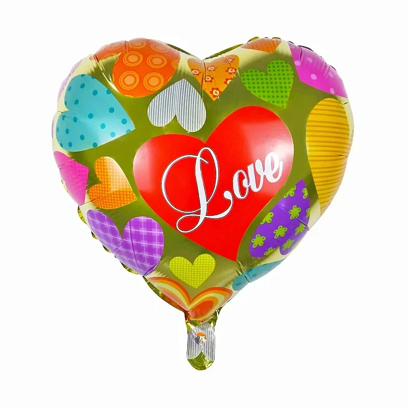 Hot Sales 18 Inch Heart Shaped Valentine's Day Love Helium Foil Balloons For  Wedding Party Decorations Balloons