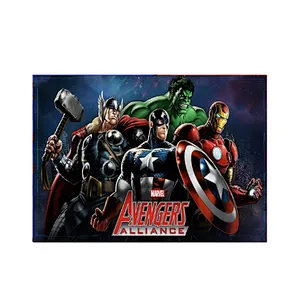 125x80cm Superhero Iron Man Hulk Banner Photography Backgrounds Professional Indoor Birthday Party Decoratio Photo Backdrops
