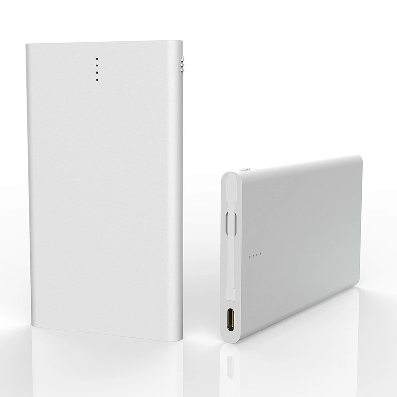 Portable Slim 4000Mah Power Bank Metal Body Cool Power Banks With Fast Charging Speed S-19