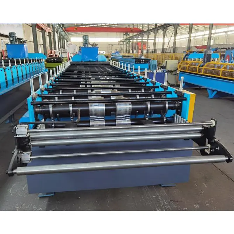 European Style Strong Screw-down Trapezoidal Roofing Sheet Rolling Forming Machine