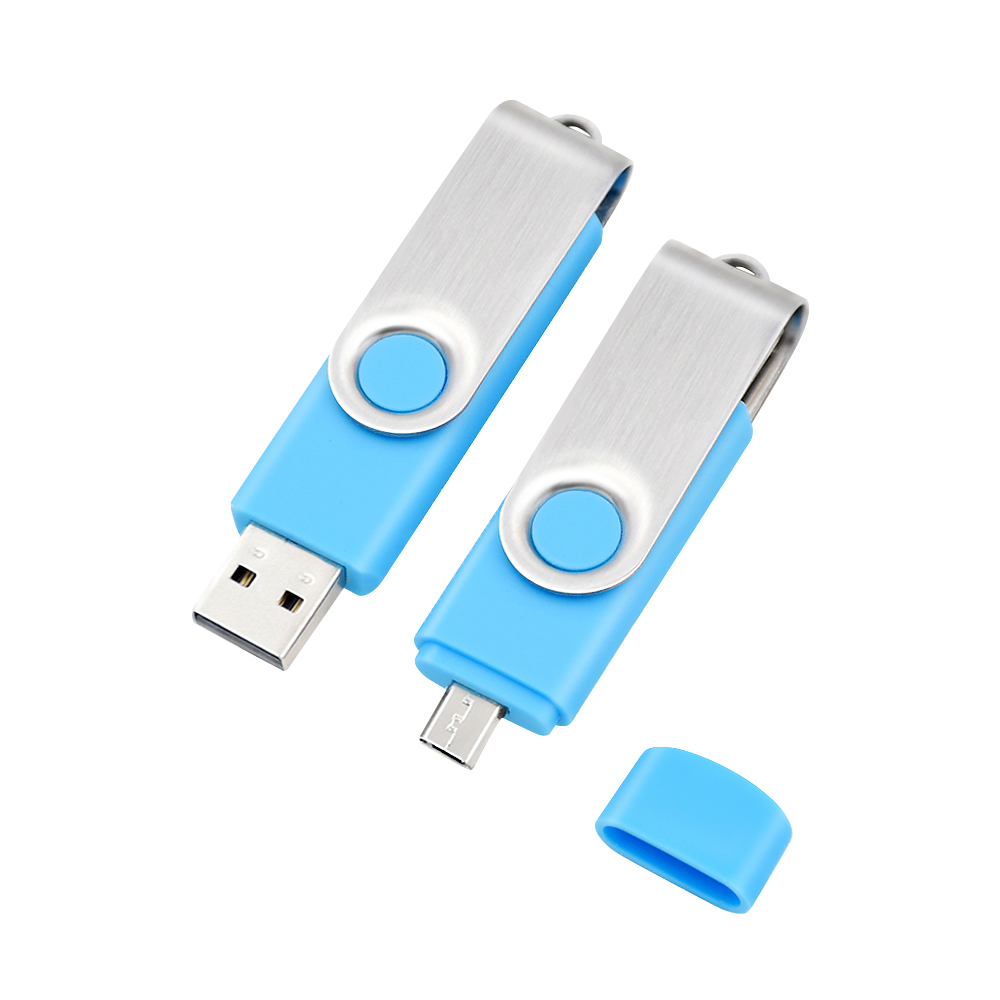 Widely Compatible USB 2.0 Interface Pen Drive Metal Swivel USB For Phone With High Quality Flash Chips